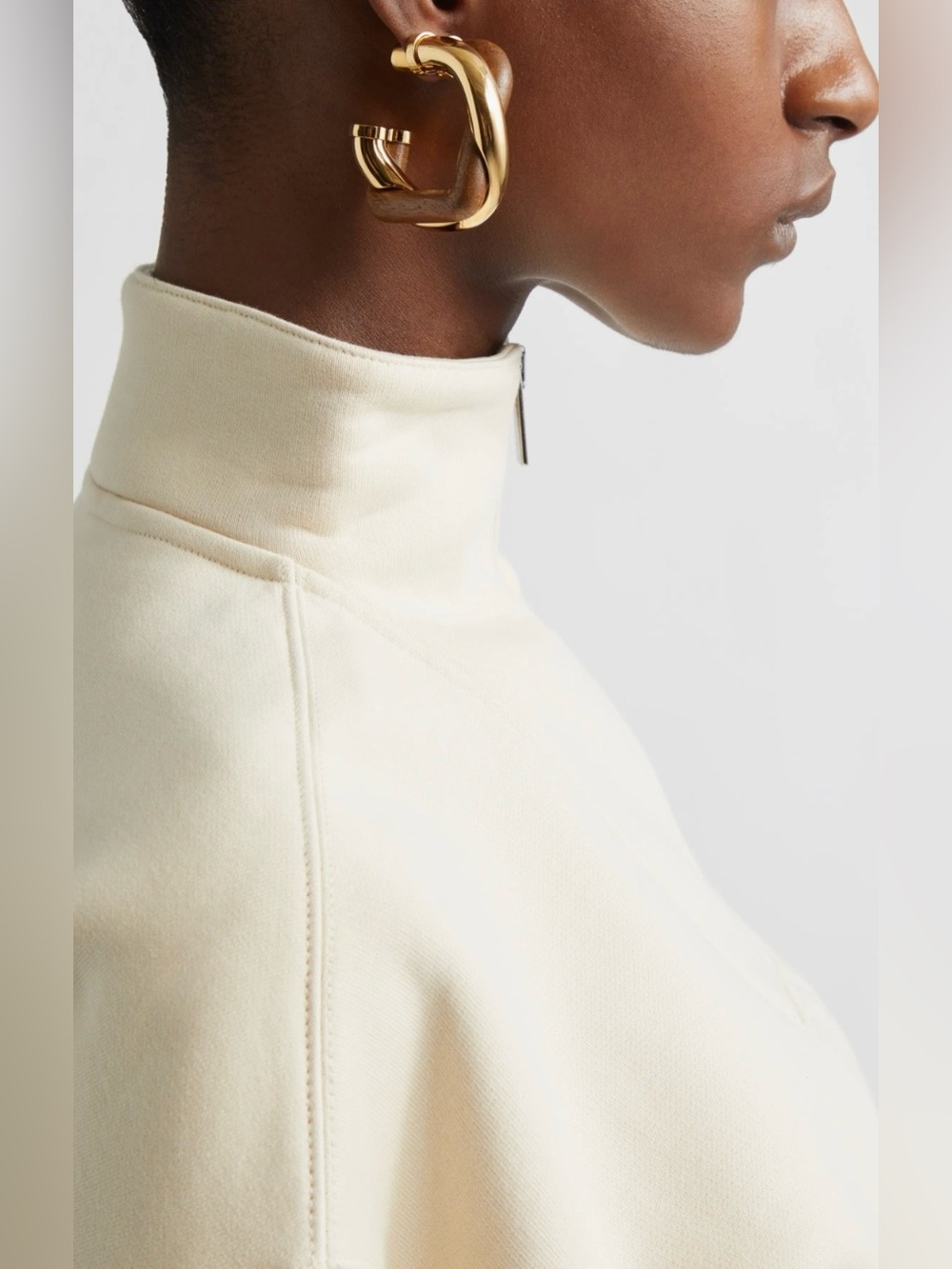 *NWT* Jacquemus Les Boucles Doppio Hoop Earrings - Picture 2 of 6